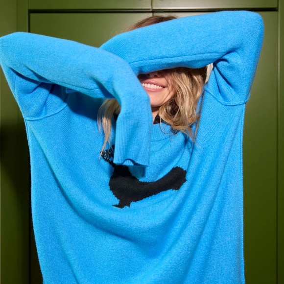 Aerie Softest Luxe Crew Sweater - Dachshund - Picture 4 of 8